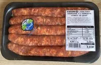 Mängden socker i Chipolatas à l'espelette produit du gouet