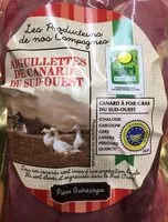 Mängden socker i Aiguillettes de canard