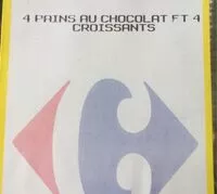 Mängden socker i 4 pains au chocolat et 4 croissants