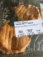 Mängden socker i Chausson pomme 3meuniers