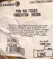 Mängden socker i Pains aux figues fabrication maison