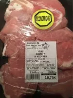 Mängden socker i Veau sauté** à mijoter