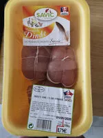 Mängden socker i Paupiette de dinde