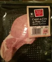 Mängden socker i Carré de côte de porc cuit