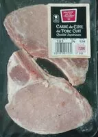 Mängden socker i Carré de côte de porc cuit