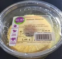 Mängden socker i Ananas tranché