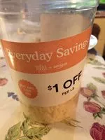 Mängden socker i Shredded Parmesan