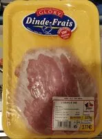 Mängden socker i Escalope de dinde "dinde-frais"