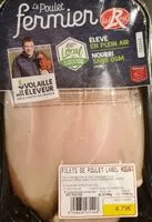 Mängden socker i Filet de poulet Labelle rouge