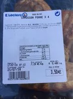 Mängden socker i Chausson pomme 4