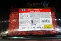 Mängden socker i Scotch Minced Beef Steak
