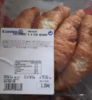 Mängden socker i Croissant pur beurre