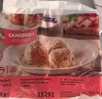 Mängden socker i Canederli allo speck