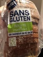 Mängden socker i Pain de mie sans gluten