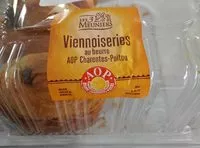 Mängden socker i Pain chocolat x8 Beurre AOP 3 Meuniers