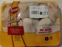 Mängden socker i All Natural Fresh chicken wings