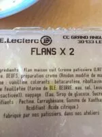 Mängden socker i Flan patissier leclerc