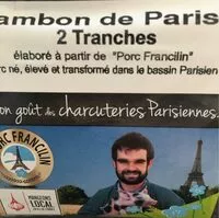 Mängden socker i Jambon de paris deux tranches