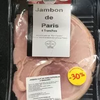 Mängden socker i Jambon cuit de paris supérieur