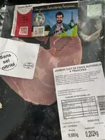 Mängden socker i Jambon cuit de Paris supérieur