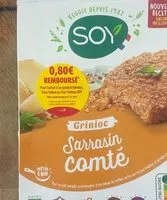 Mängden socker i Grinioc sarrasin comté