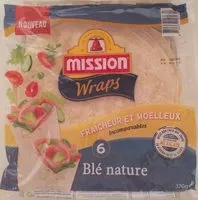 Mängden socker i wraps blé nature