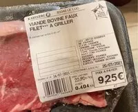 Mängden socker i Viande bovine faux filet