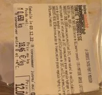 Mängden socker i Tarte framboise