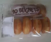 Mängden socker i Beignets parfum chocolat noisette