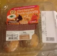 Mängden socker i Mini Beignets Fourrés (Chocolat aux Noisettes, Caramel, Fraises)