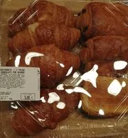 Mängden socker i 5 croissants et 5 pains au chocolat