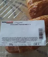 Mängden socker i Croissant pur beurre x 4