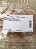 Mängden socker i Pains chocolat AOP pur beurre