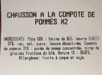 Mängden socker i Chaussons compote de pommes