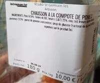 Mängden socker i Chausson a la compote de pommes