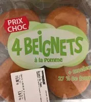 Mängden socker i 4 beignet à la Pomme