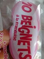 Mängden socker i Beignet fourré a la framboise