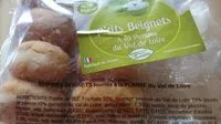 Mängden socker i P'tits beignets à la pomme du Val de Loire
