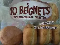 Mängden socker i Beignets fourrés chocolat noisette
