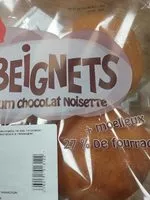 Mängden socker i Beignets parfum chocolat noisette