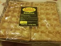 Mängden socker i Gaufres de Bruxelles