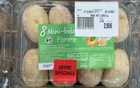 Mängden socker i 8 mini beignets pomme