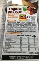 Mängden socker i 4 Muffins au Cacao