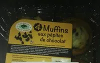 Mängden socker i Muffins aux pépites de chocolat