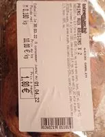 Mängden socker i Pains aux raisins