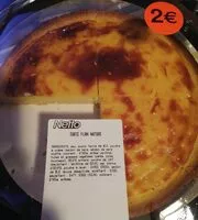 Mängden socker i Tarte flan nature Netto