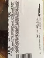 Mängden socker i Tarte flan nature