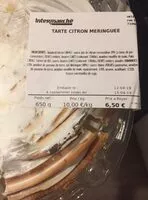 Mängden socker i Tarte citron meringué