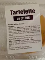 Mängden socker i Tartelette au citron