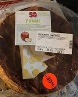 Mängden socker i Galette des rois pur beurre fourrage pomme